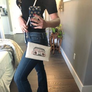 COACH Keith Haring Leather Lyla RARE